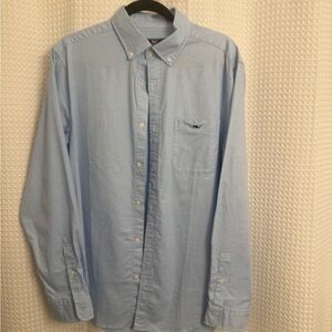 Vineyard Vines Blue Casual Button Down Shirt Size M